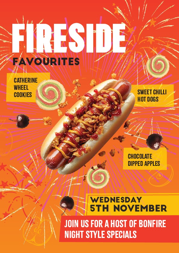 Fireside Favourites Digital Poster November 25